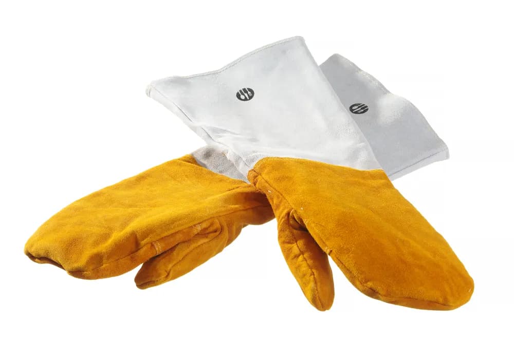 Vis Heat resistant leather barbecue mitts - 2 pcs, HENDI, 2 pcs., (L)460mm, bilde 5