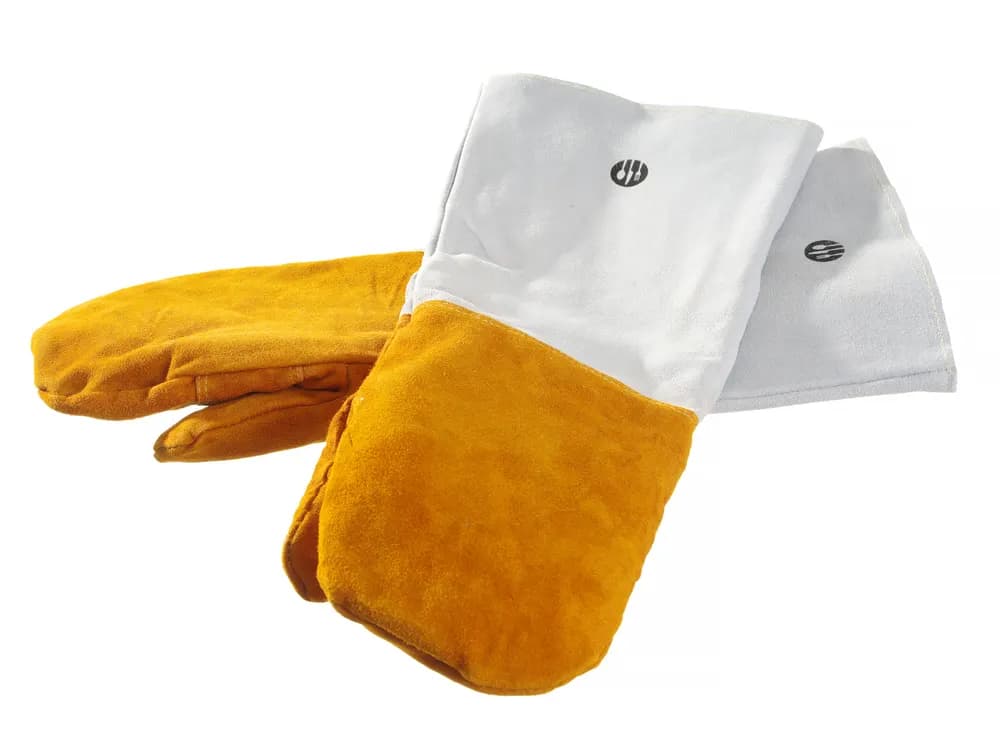 Vis Heat resistant leather barbecue mitts - 2 pcs, HENDI, 2 pcs., (L)460mm, bilde 6