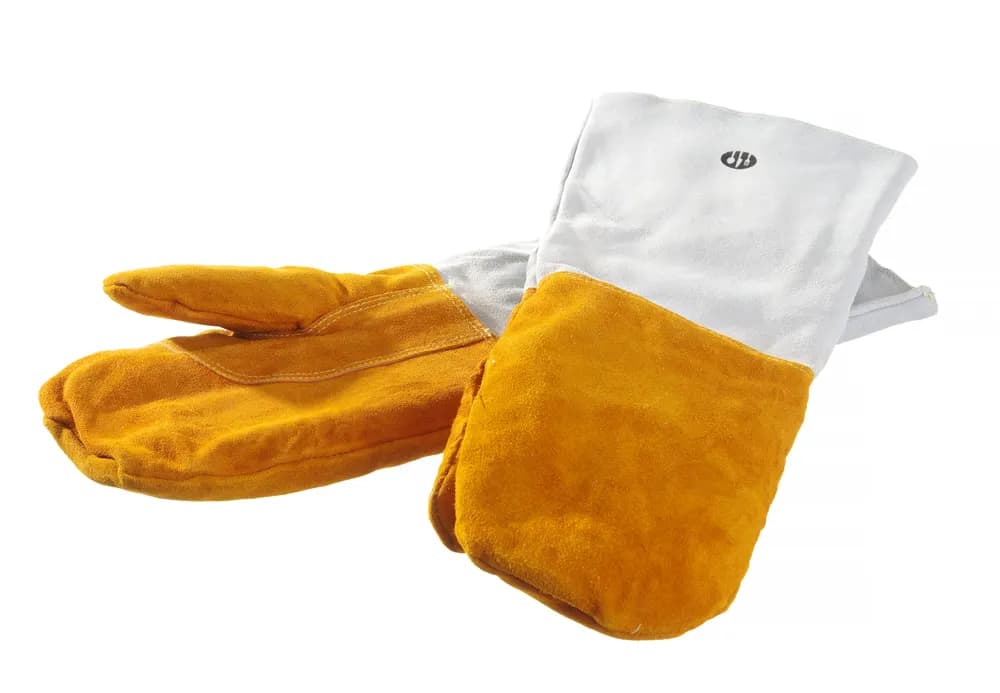 Vis Heat resistant leather barbecue mitts - 2 pcs, HENDI, 2 pcs., (L)460mm, bilde 7