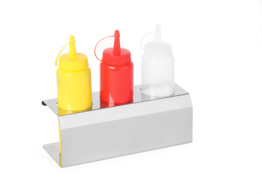 Vis Sauce stand, HENDI, 3 holes ø 50 mm, 209x80x(H)78mm, bilde 2