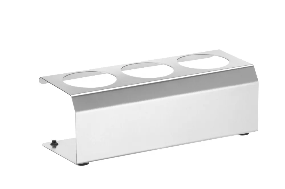 Vis Sauce stand, HENDI, 3 holes ø70 mm, 274x102x(H)98mm, bilde 2