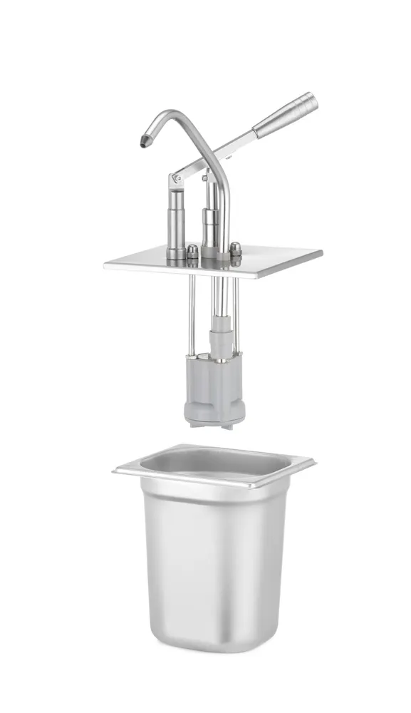 Vis Lid with dispenser for GN containers, HENDI, GN 1/6, Silver, 276x165mm, bilde 3