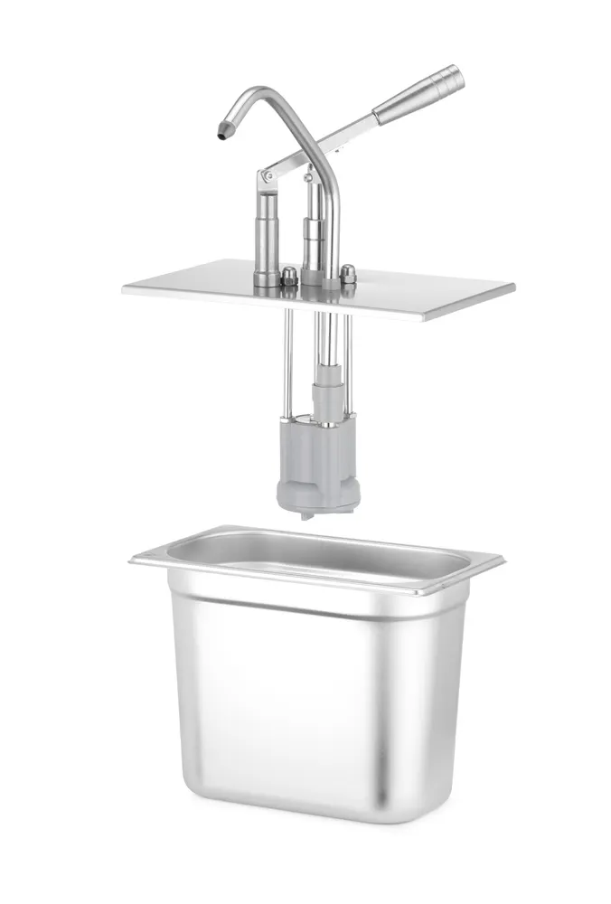 Vis Lid with dispenser for GN containers, HENDI, GN 1/4, Silver, 321x165mm, bilde 3