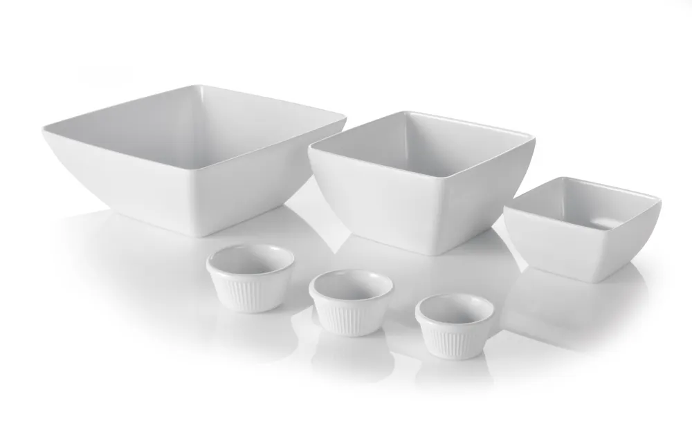 Vis Square bowl, HENDI, White, 130x130x(H)65mm, bilde 2