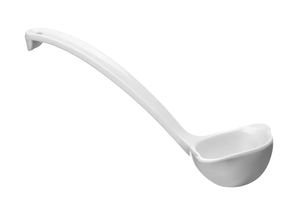 Sauce ladle, HENDI, 0,03L, Ivory, 180x70mm
