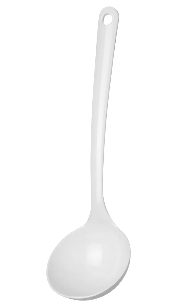 Sauce ladle, HENDI, 0,14L, White, 300x93mm