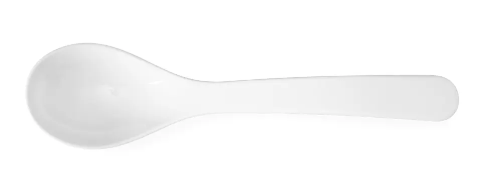Salad spoon, HENDI, 0,03L, White, 235x55mm