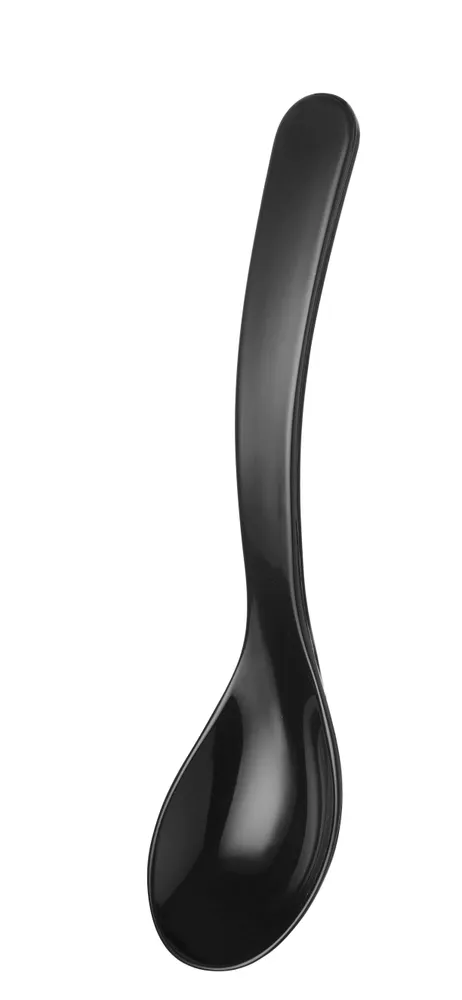 Salad spoon, HENDI, 0,03L, Black, 235x55mm