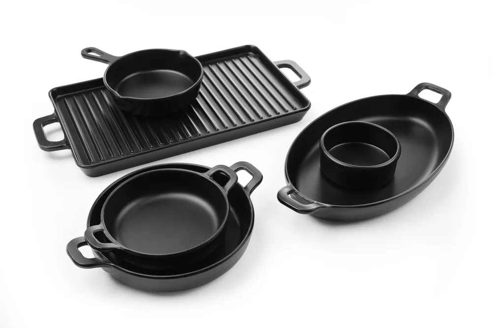Vis Mini oval pan Little Chef, HENDI, Little Chef, Black, 263x140x(H)37mm, bilde 2