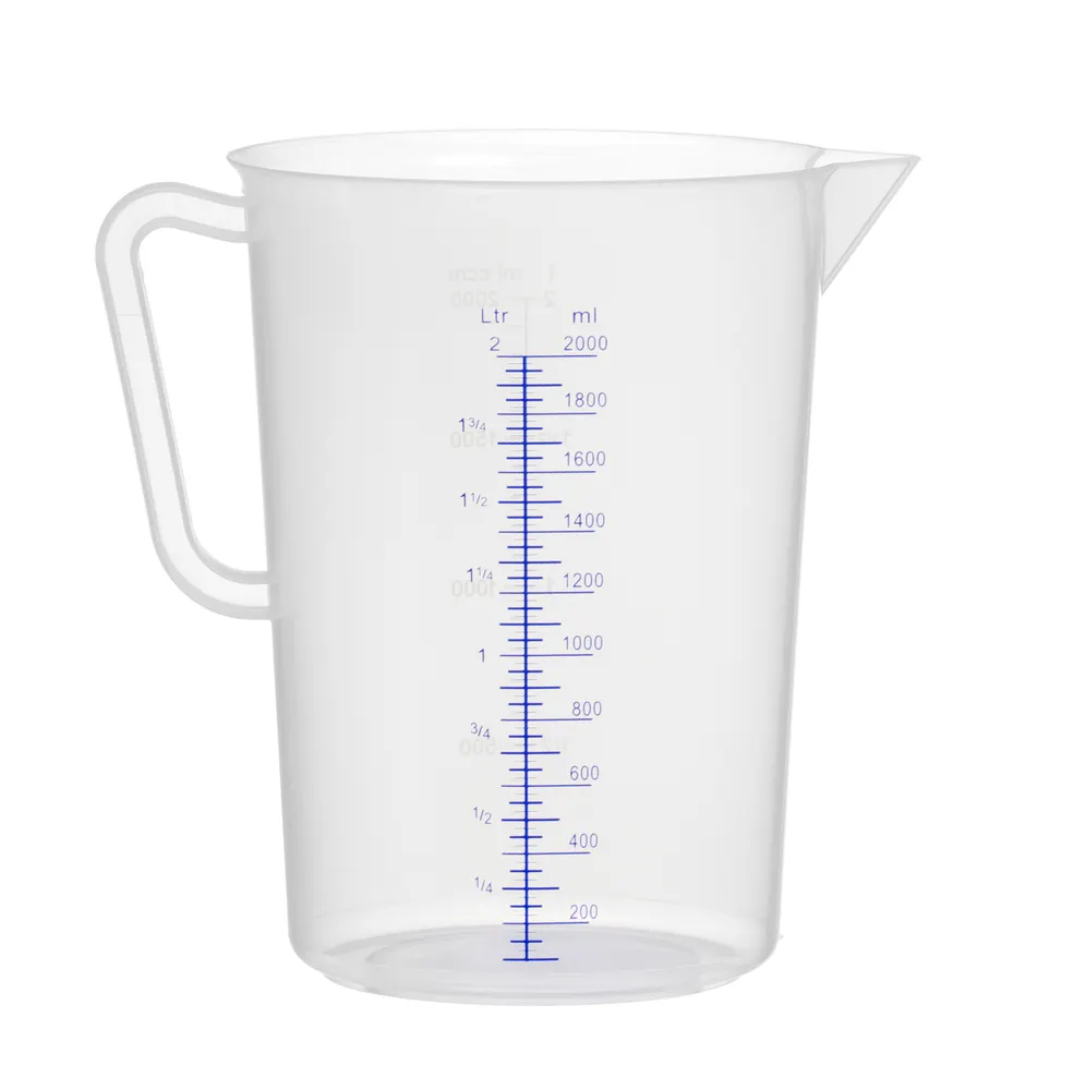 Measuring jug polypropylene, HENDI, Kitchen Line, 2L, ⌀140x(H)215mm