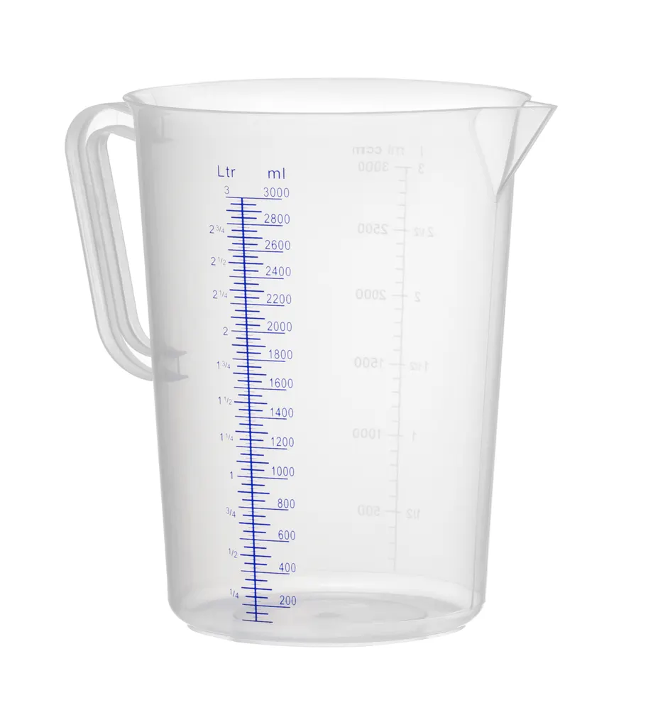 Vis Measuring jug polypropylene, HENDI, Kitchen Line, 3L, ⌀160x(H)240mm, bilde 2