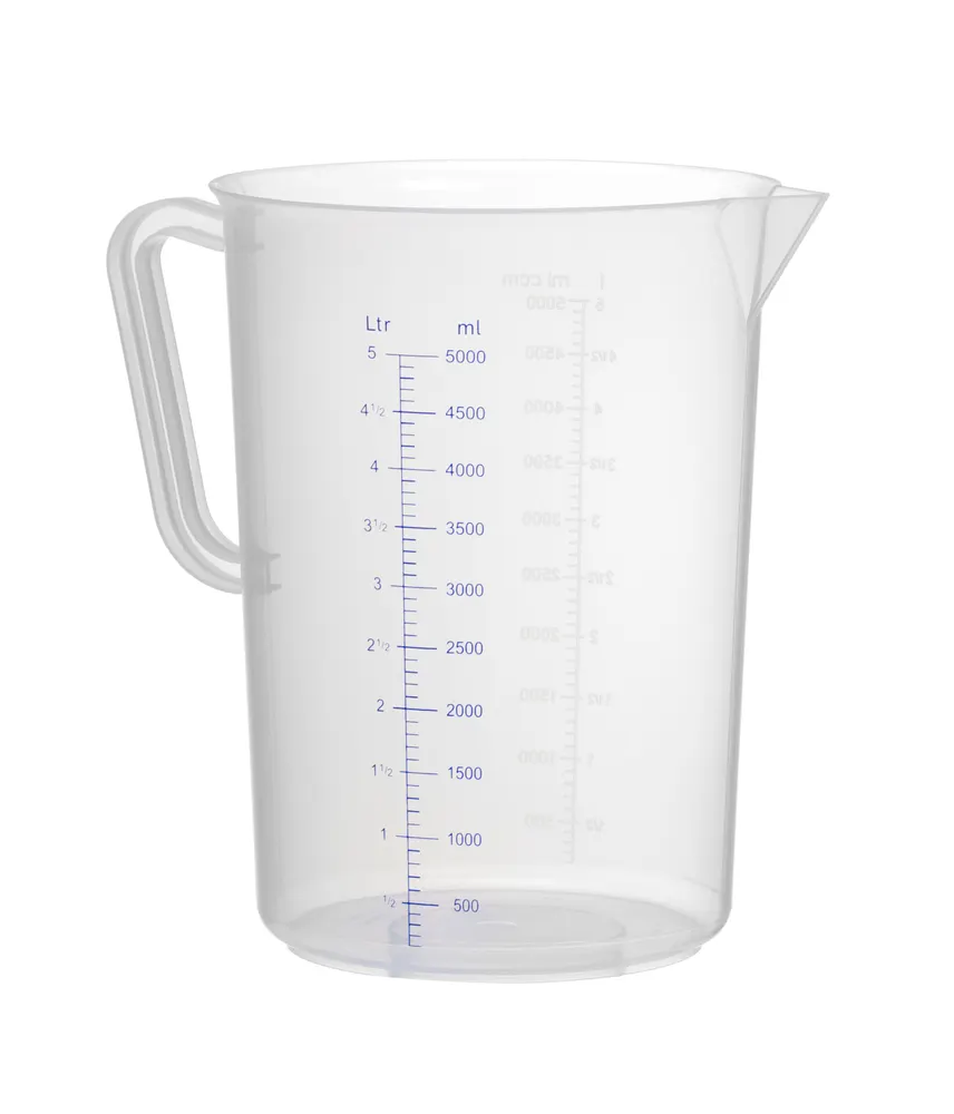 Vis Measuring jug polypropylene, HENDI, Kitchen Line, 5L, ⌀190x(H)270mm, bilde 2