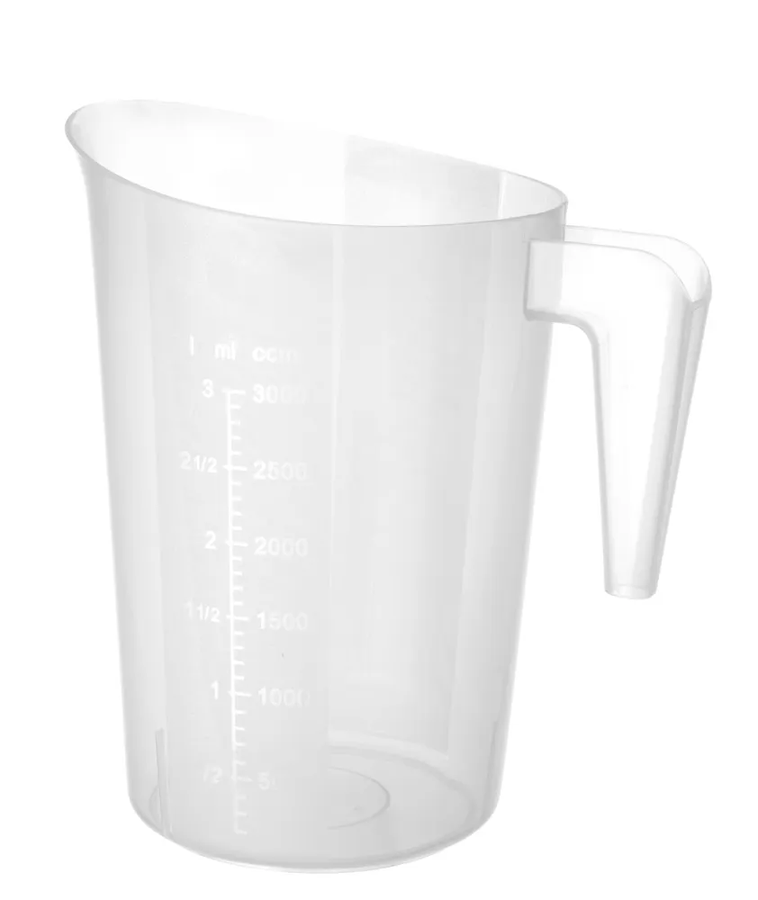 Measuring jug stackable, HENDI, Budget Line, 3L, ⌀181x(H)233mm