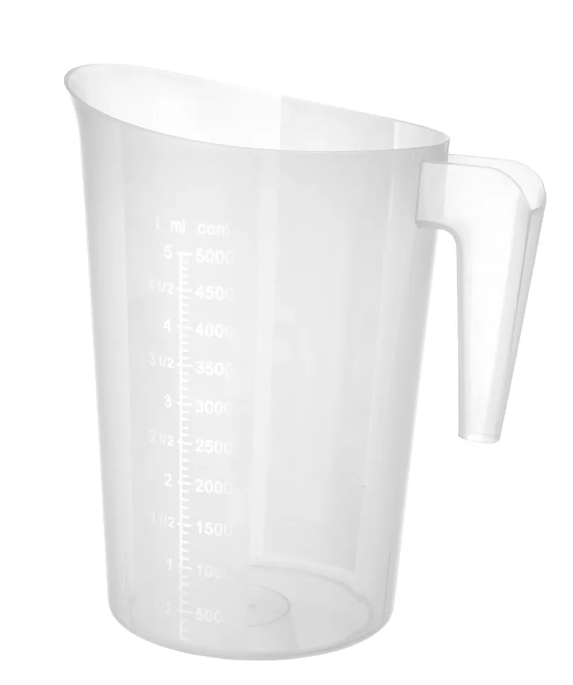 Measuring jug stackable, HENDI, Budget Line, 5L, ⌀210x(H)270mm