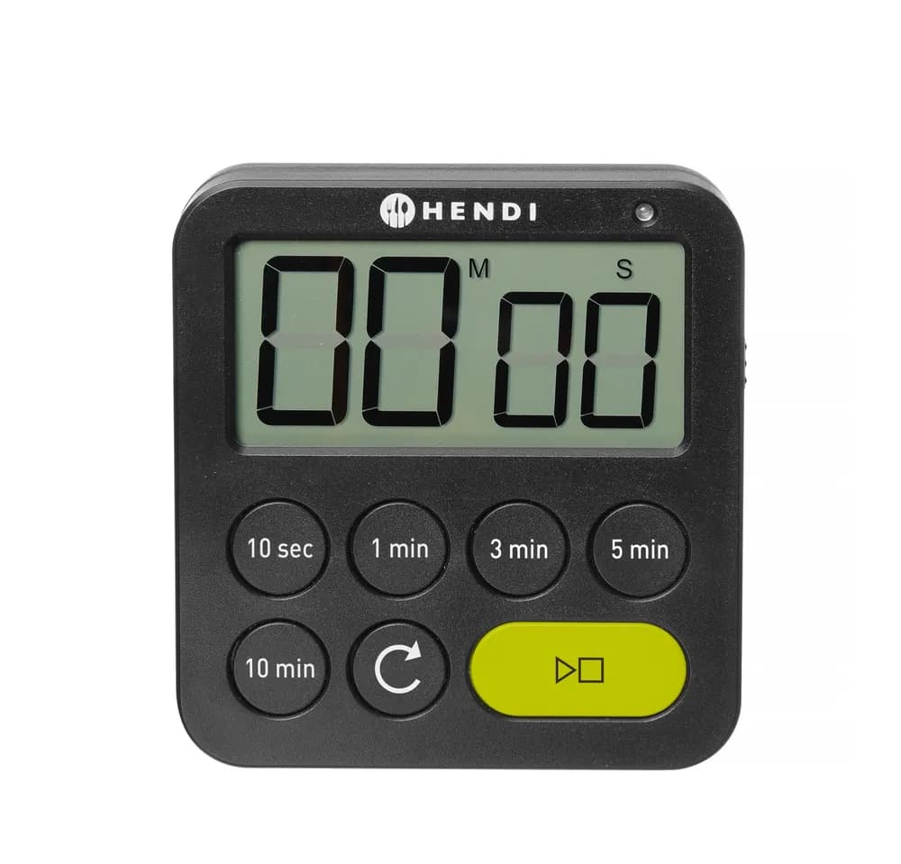Timer, HENDI, Black, 82x20x(H)88mm