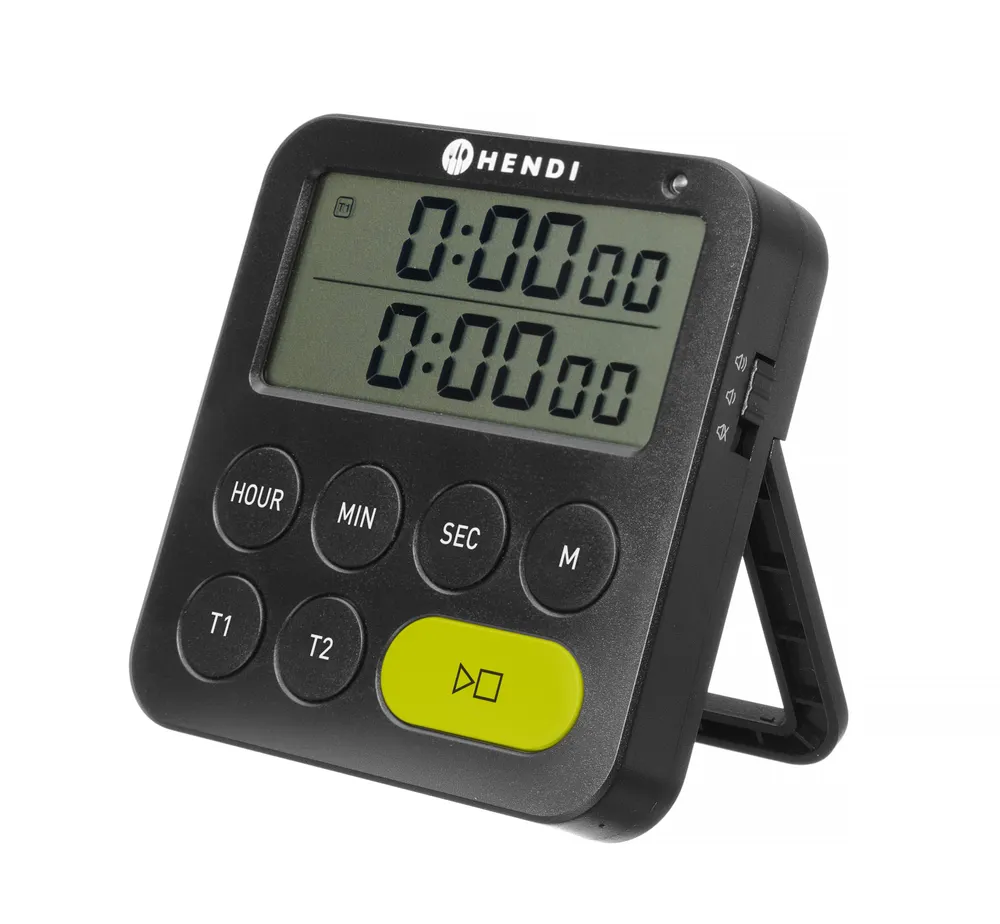 Vis Double timer, HENDI, Black, 82x20x(H)86mm, bilde 4