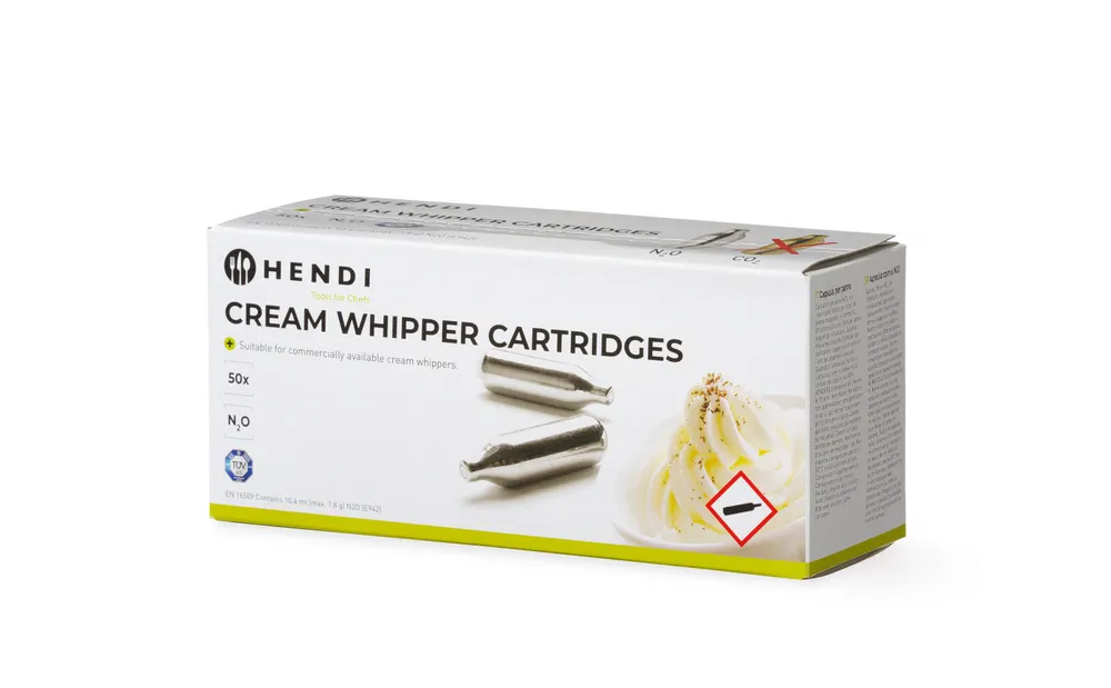 Vis Cream whipper chargers, HENDI, Silver, 50 pcs, bilde 2