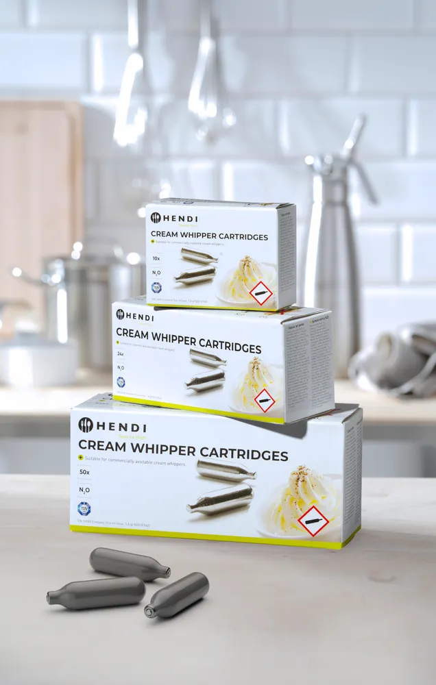 Vis Cream whipper chargers, HENDI, Silver, 10 pcs, bilde 5