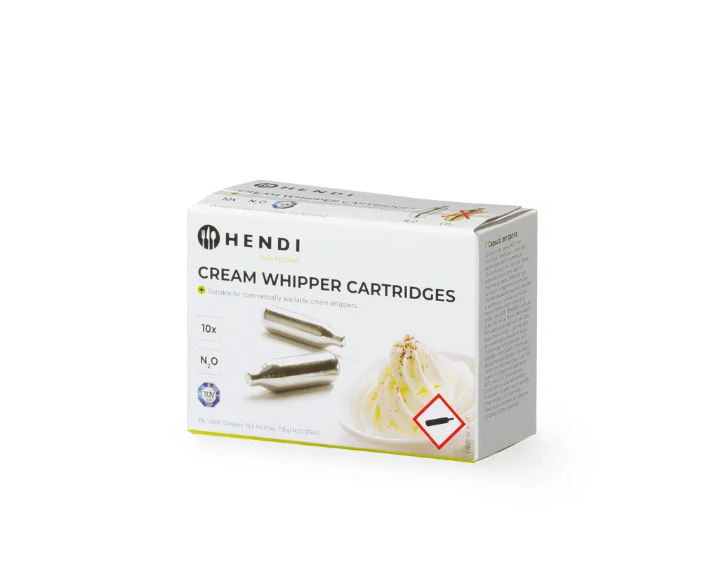 Vis Cream whipper chargers, HENDI, Silver, 10 pcs, bilde 2