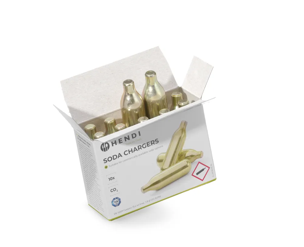 Vis Soda chargers, BarUp, Gold, 10 pcs, bilde 3