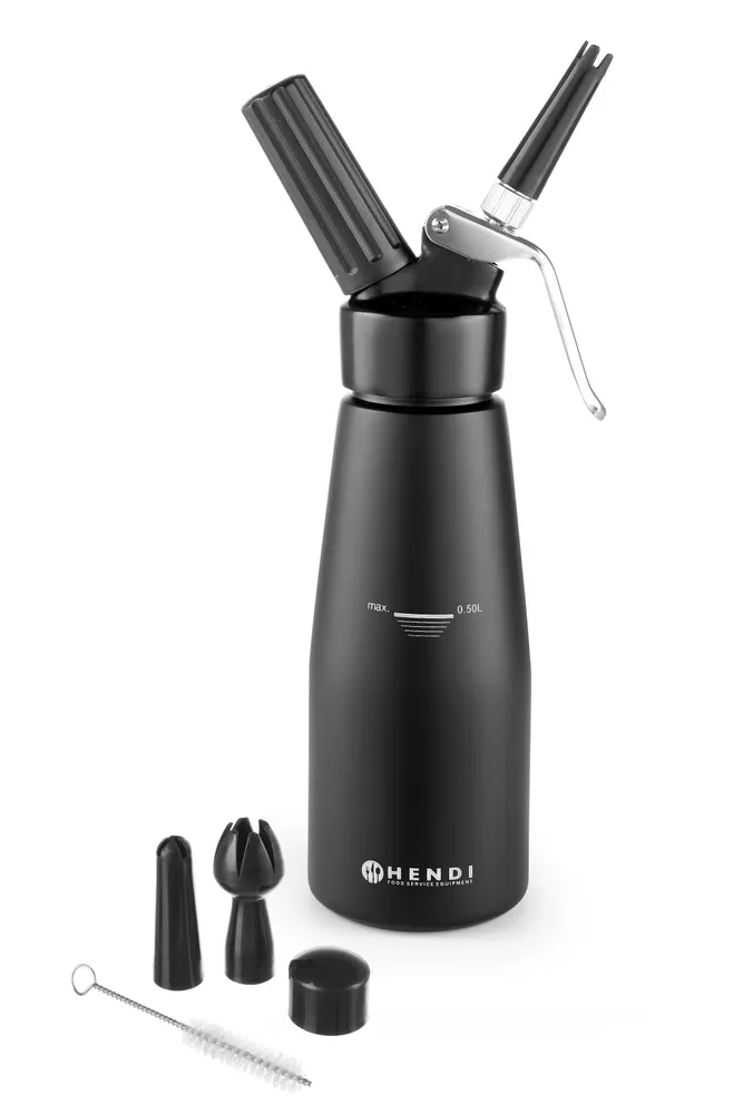 Vis Cream whipper, HENDI, Kitchen Line, 0,95L, Black, ⌀95x(H)320mm, bilde 6