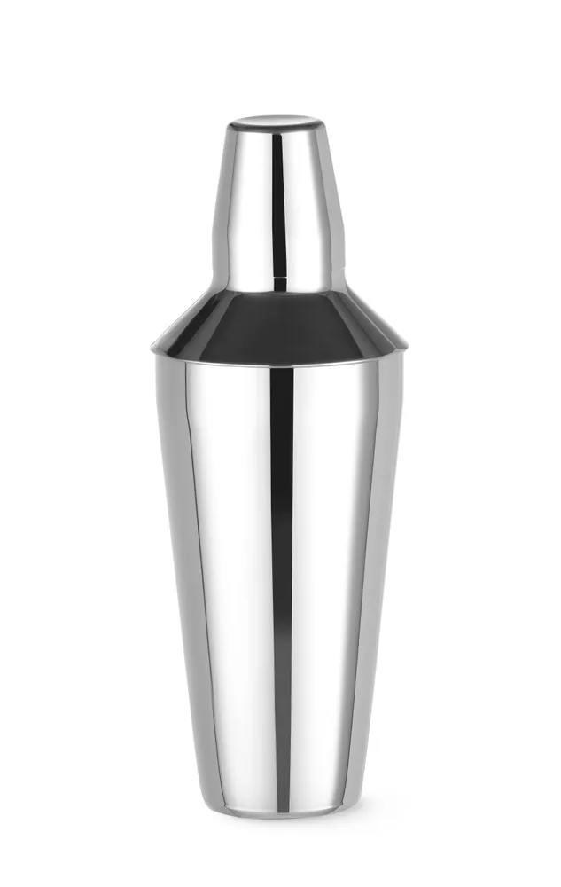 Cobbler shaker 3-part, BarUp, 0,75L, Silver, ⌀90x(H)255mm