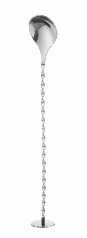 Bar spoon with muddler, BarUp, Silver, 280x35mm