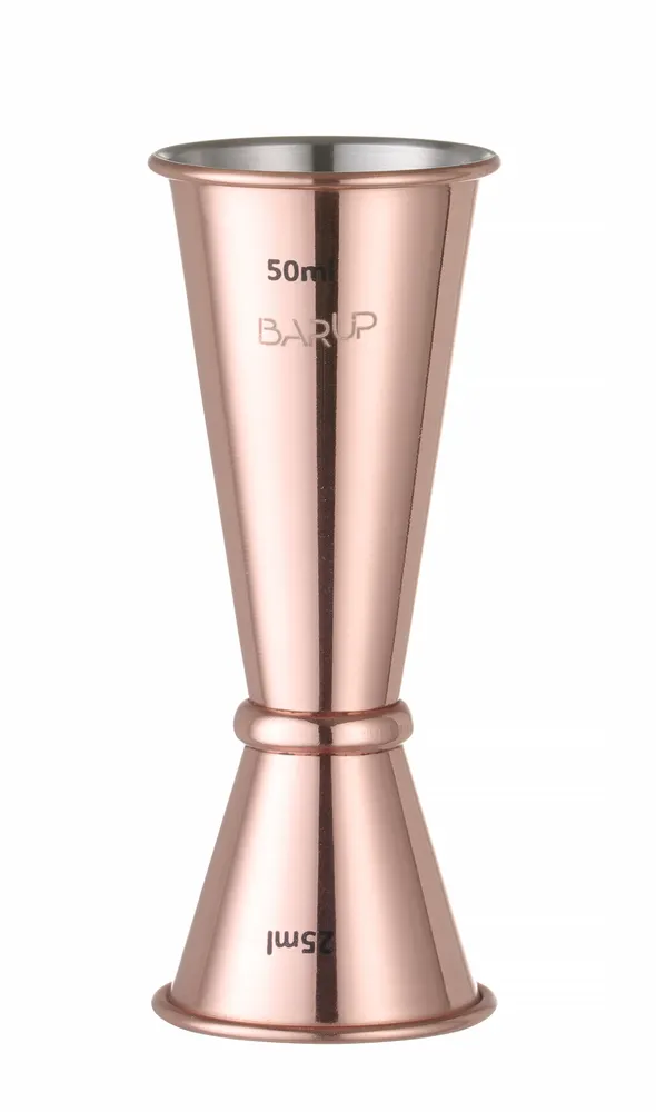 Jigger 30/50 ml, BarUp, Copper, ⌀45x(H)114mm