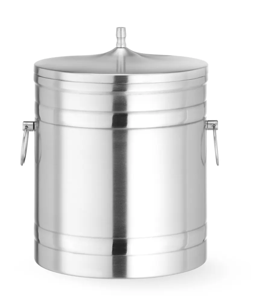 Ice bucket double walled, BarUp, 5L, Silver, ⌀200x(H)230mm