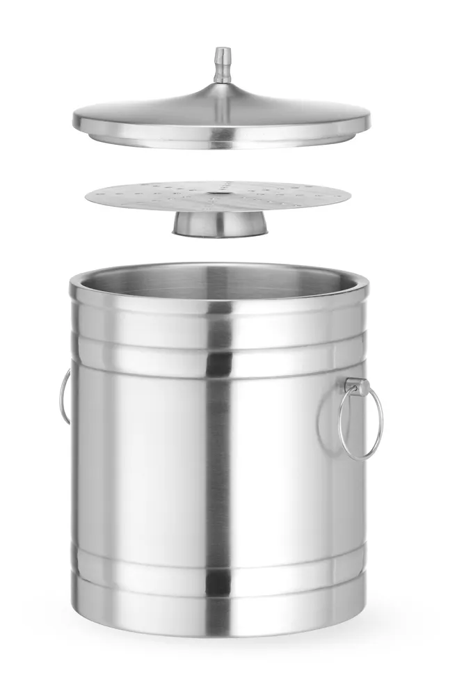 Vis Ice bucket double walled, BarUp, 5L, Silver, ⌀200x(H)230mm, bilde 2