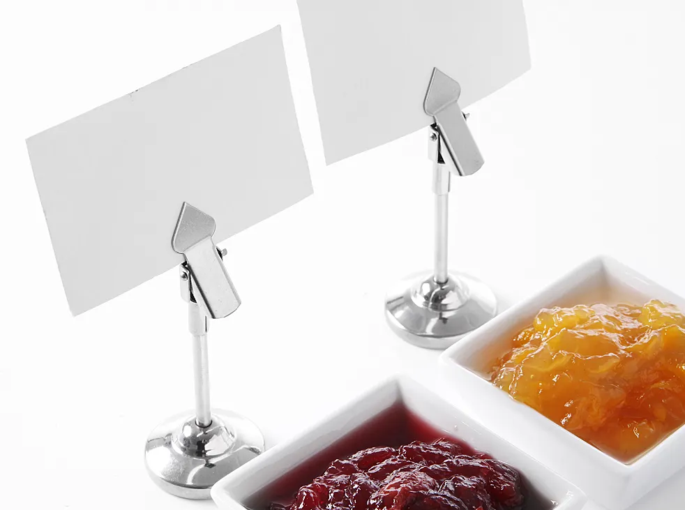 Vis Menu card holder - 2 pcs, HENDI, 2 pcs., ⌀40x(H)104mm, bilde 2
