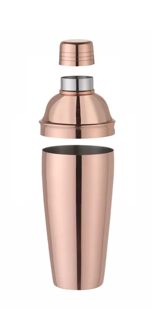 Vis Cobbler shaker 3-part, BarUp, 0,755L, Copper, ⌀85x(H)240mm, bilde 2