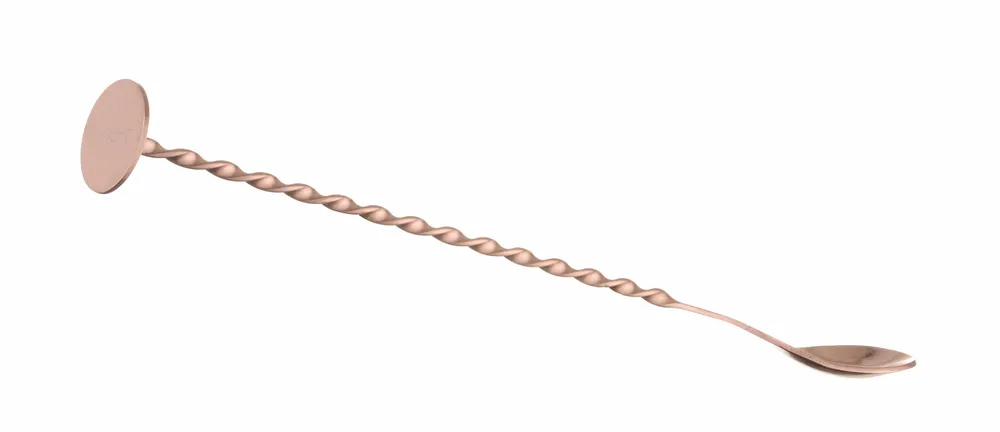 Vis Bar spoon with muddler, BarUp, Copper, 280x35mm, bilde 3
