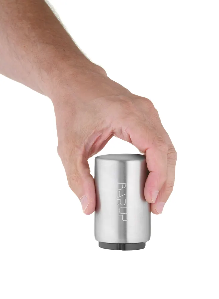 Vis Bottle opener, automatic, BarUp, Silver, ⌀50x(H)83mm, bilde 2