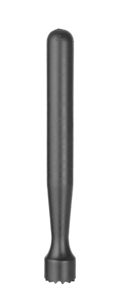 Muddler, BarUp, profiled, star-shaped, Black, ⌀34x207mm