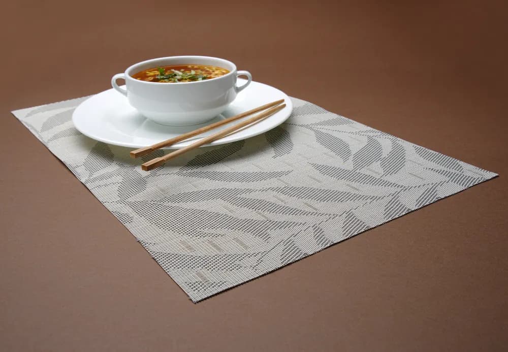 Vis Placemat, leaves – set, HENDI, Light grey, 6 pcs., 450x300mm, bilde 2