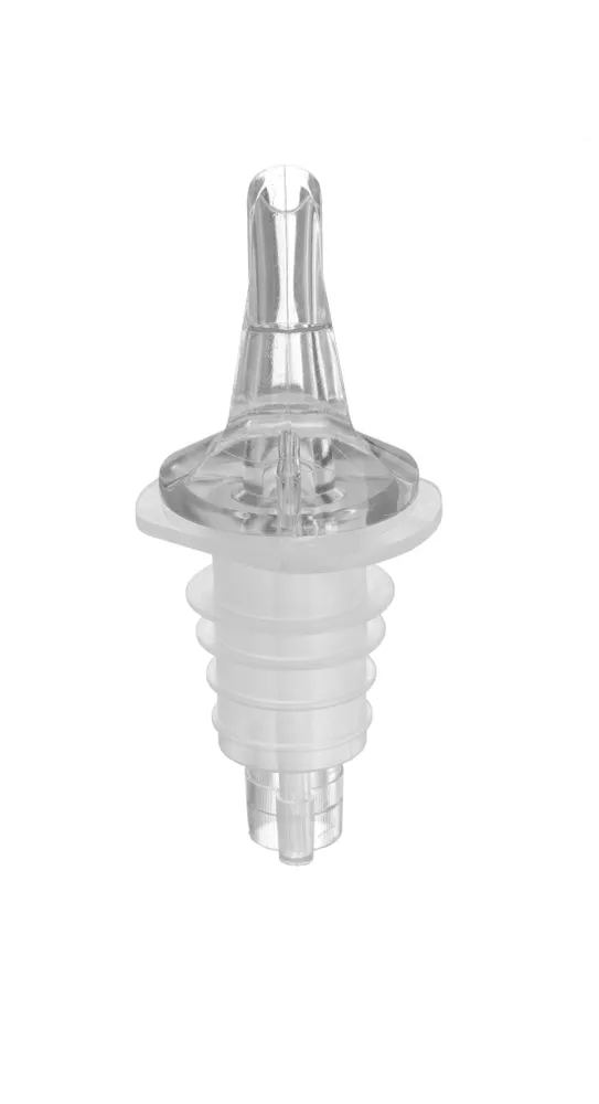 Free-flow pourer, BarUp, Transparent, 4 pcs