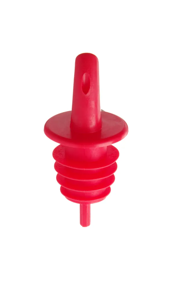 Vis Free flow pourers, BarUp, 2 black, 2 white, 2 red, Red, 6 pcs, bilde 4