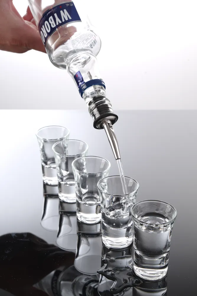 Vis Free-flow pourer, BarUp, Slow flow, 6 pcs, bilde 2