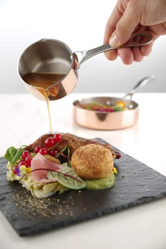 Vis Small sauce pan with spout, HENDI, 0,16L, ⌀75x(H)40mm, bilde 3