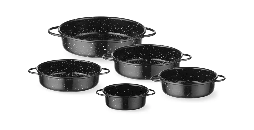 Vis Casserole dish, enamelled, HENDI, Black, ⌀140x(H)45mm, Round, bilde 2