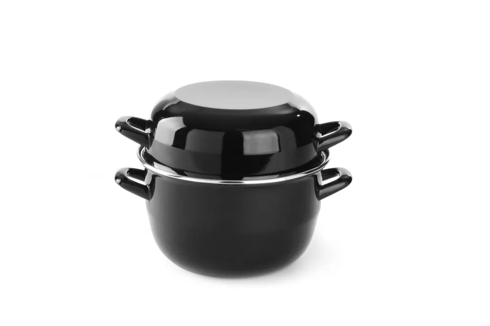 Mussel pan - with lid, HENDI, 2,5L, ⌀220x(H)190mm