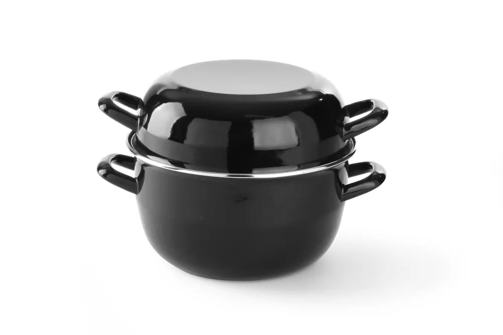 Mussel pan - with lid, HENDI, 4,2L, ⌀260x(H)210mm