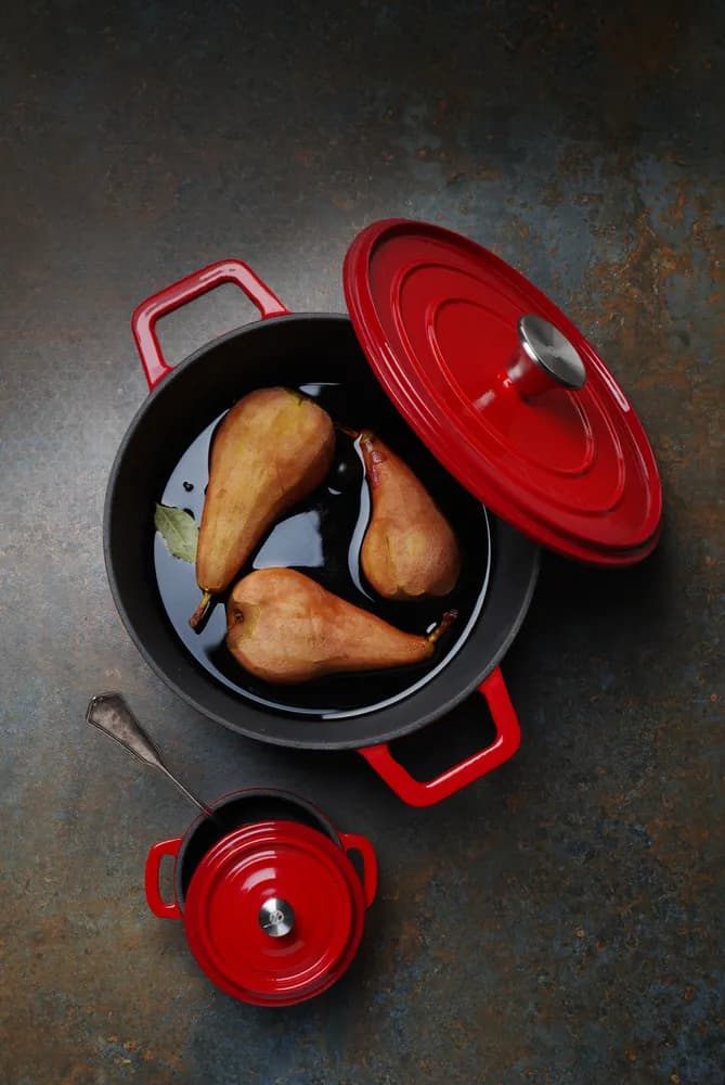 Vis Cast iron casserole enamelled, HENDI, 0,27L, Black, 130x100x(H)48mm, Round, bilde 7