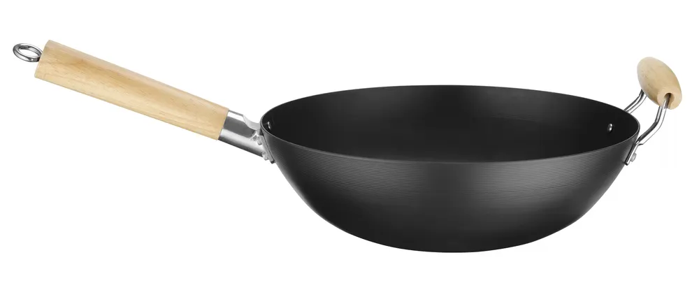 Vis Wok with wooden handle, HENDI, ⌀324x565mm, bilde 2