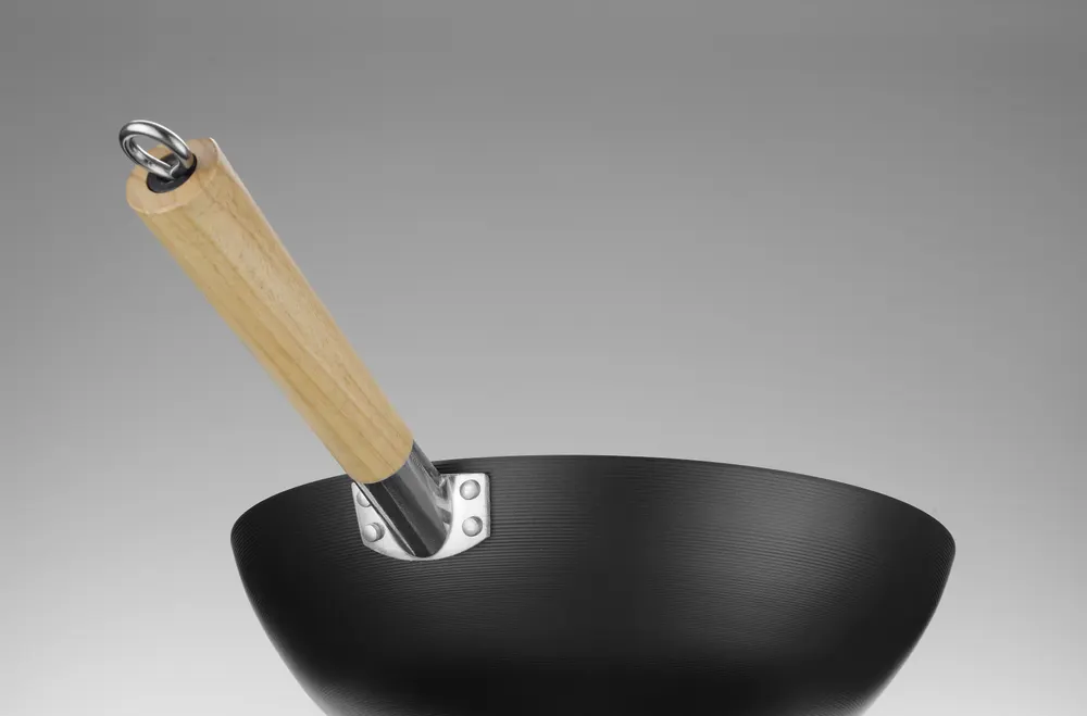 Vis Wok with wooden handle, HENDI, ⌀324x565mm, bilde 5