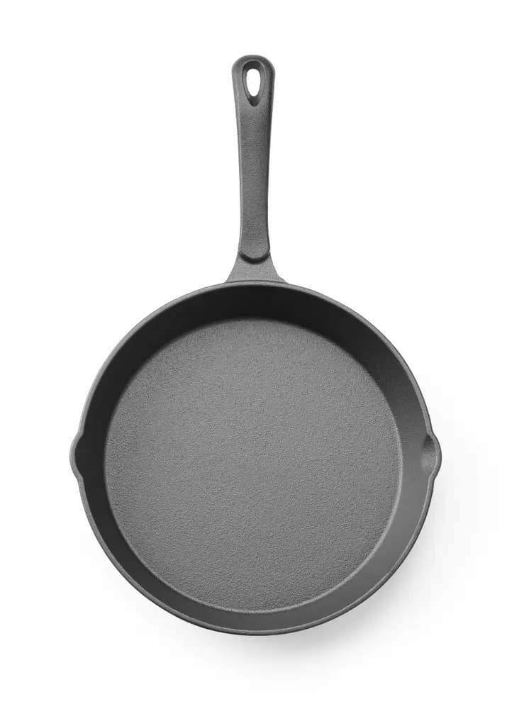 Cast iron skillet, HENDI, Black, ⌀250x(H)40mm, Round