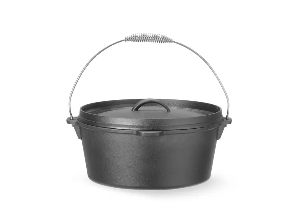 Vis Cast iron pot, HENDI, 7,2L, Black, ⌀310x(H)130mm, Round, bilde 2