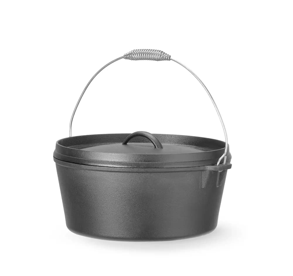 Vis Cast iron pot, HENDI, 7,2L, Black, ⌀310x(H)130mm, Round, bilde 3