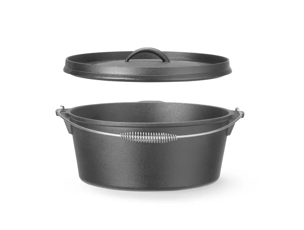 Vis Cast iron pot, HENDI, 7,2L, Black, ⌀310x(H)130mm, Round, bilde 4